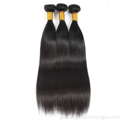 Raw Indian Virgin 40 Inch Human Hair Extension Cheap Long Straight Cuticle Aligned Human Hair Bundles Natural Hair Products